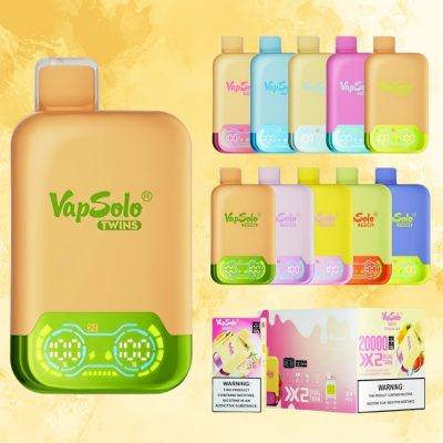 VapSolo Twins 20000 szippantás | E cigi bolt VapSolo Twins 20000 szippantás | E cigi bolt