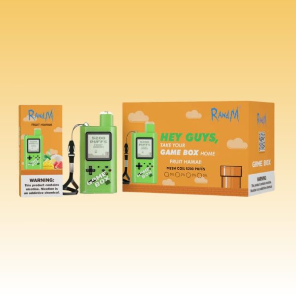 Randm Game Box 5200 Puffs | E cigi bolt Randm Game Box 5200 Puffs | E cigi bolt