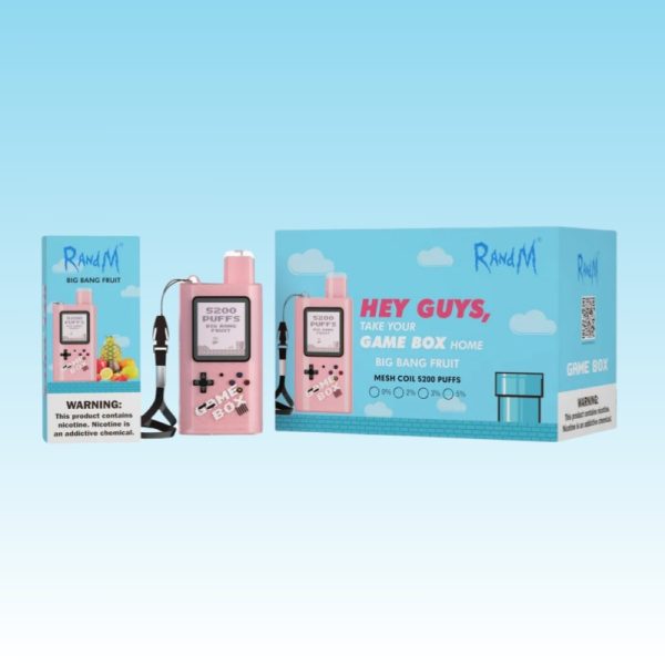 Randm Game Box 5200 Puffs | E cigi bolt Randm Game Box 5200 Puffs | E cigi bolt