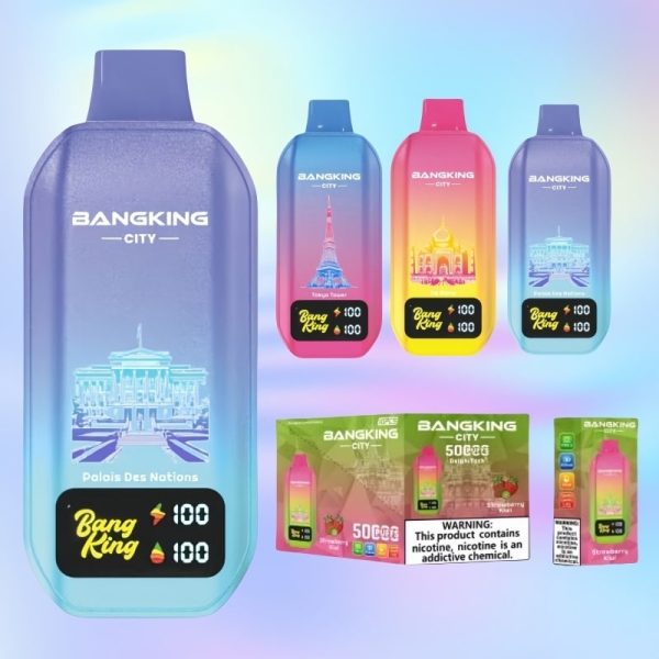 Bang King City 50000 Puffs | E cigi bolt Bang King City 50000 Puffs | E cigi bolt