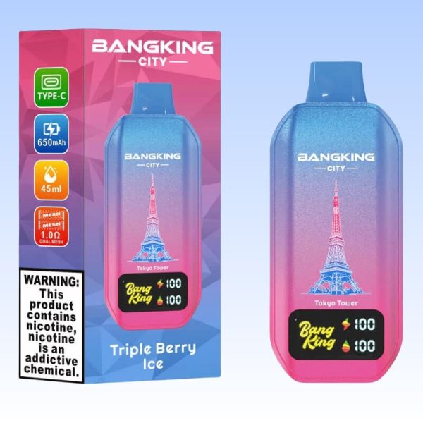 Bang King City 50000 Puffs | E cigi bolt Bang King City 50000 Puffs | E cigi bolt