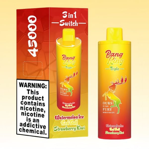 Bang King Triple 45000 Pöff | E cigi bolt Bang King Triple 45000 Pöff | E cigi bolt