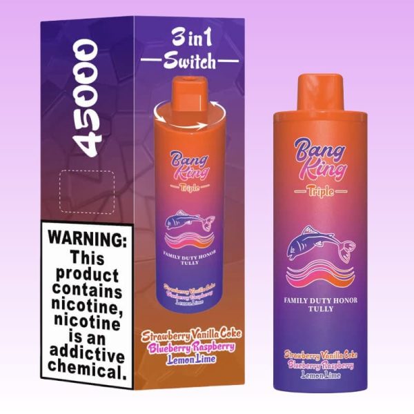 Bang King Triple 45000 Pöff | E cigi bolt Bang King Triple 45000 Pöff | E cigi bolt