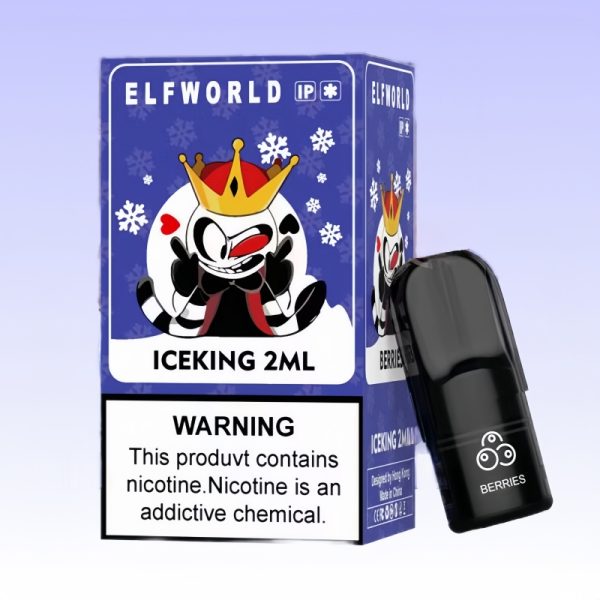 Elfworld Iceking Pod 600 Slukk | E cigi bolt Elfworld Iceking Pod 600 Slukk | E cigi bolt