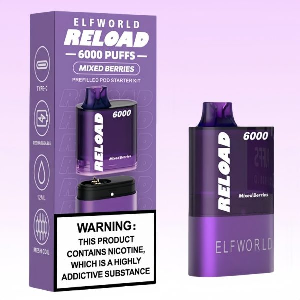 Elfworld Reload 6000 Puffs Készlet | E cigi bolt Elfworld Reload 6000 Puffs Készlet | E cigi bolt