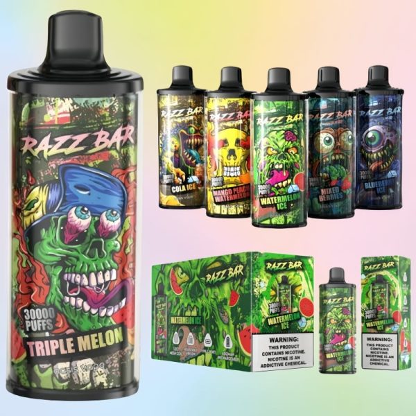 Razz Bar 30000 Szívás | E cigi bolt Razz Bar 30000 Szívás | E cigi bolt