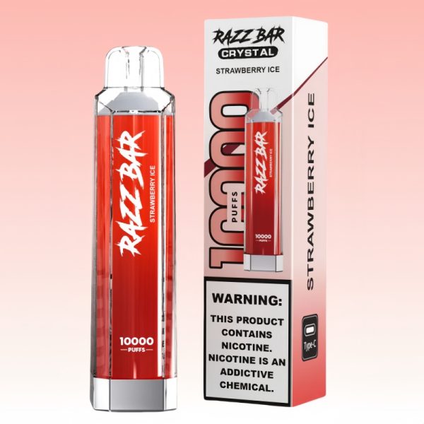 Razz Bar Crystal 10000 slukk | E cigi bolt Razz Bar Crystal 10000 slukk | E cigi bolt