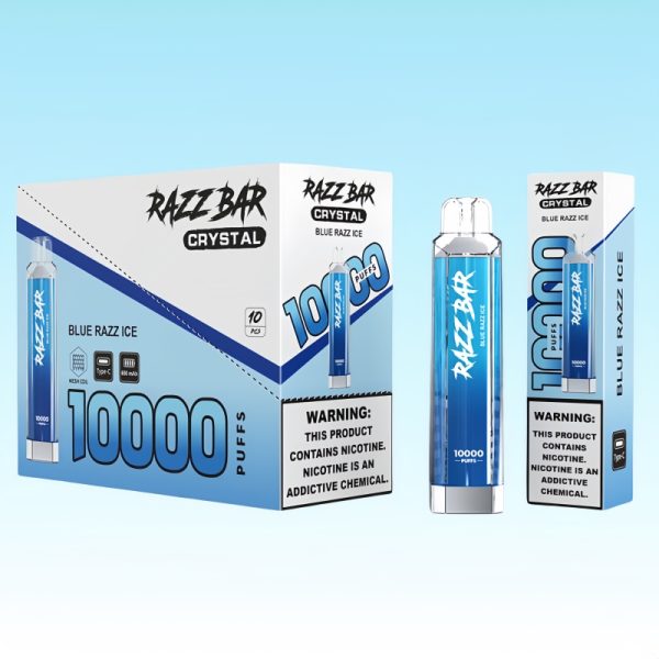 Razz Bar Crystal 10000 slukk | E cigi bolt Razz Bar Crystal 10000 slukk | E cigi bolt