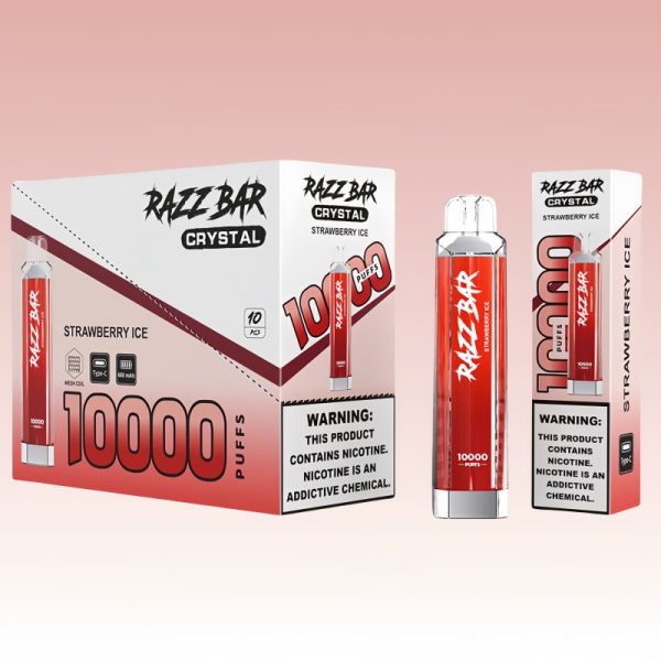 Razz Bar Crystal 10000 slukk | E cigi bolt Razz Bar Crystal 10000 slukk | E cigi bolt