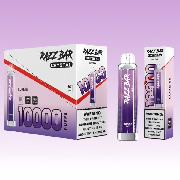 Razz Bar Crystal 10000 slukk | E cigi bolt Razz Bar Crystal 10000 slukk | E cigi bolt
