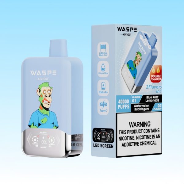 Waspe Aiviou 40000 Slukk | E cigi bolt Waspe Aiviou 40000 Slukk | E cigi bolt