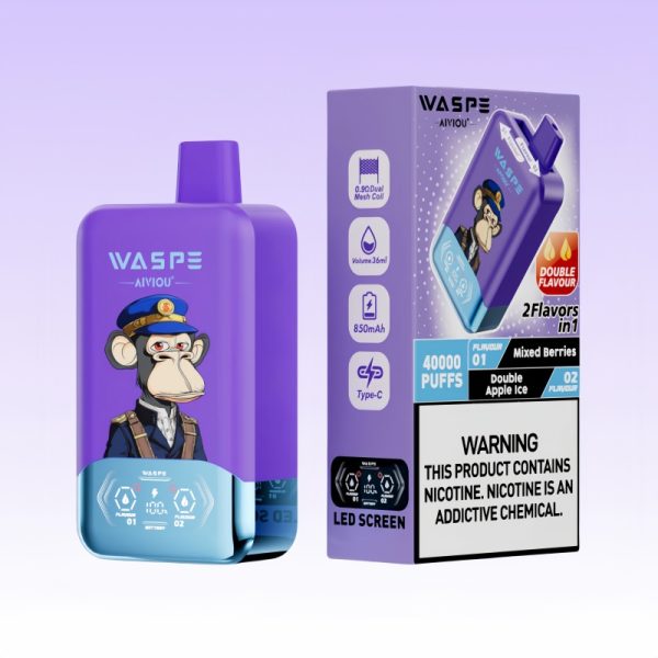 Waspe Aiviou 40000 Slukk | E cigi bolt Waspe Aiviou 40000 Slukk | E cigi bolt