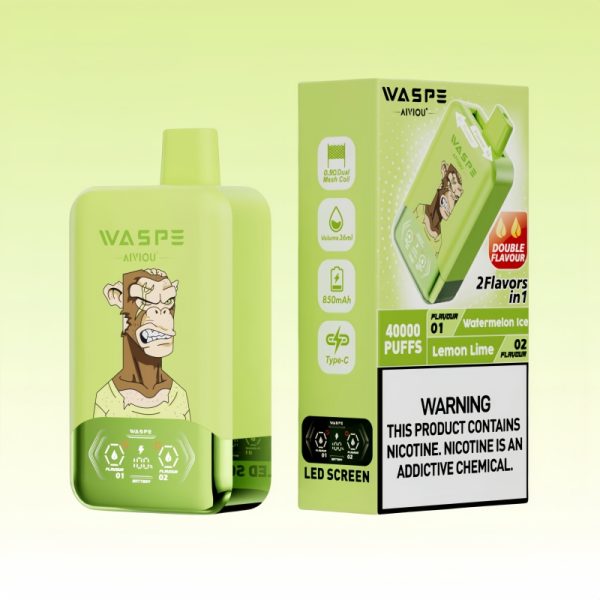 Waspe Aiviou 40000 Slukk | E cigi bolt Waspe Aiviou 40000 Slukk | E cigi bolt