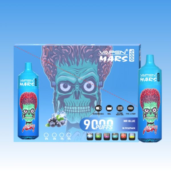 Vapen Mars 9000 Slukk | E cigi bolt Vapen Mars 9000 Slukk | E cigi bolt
