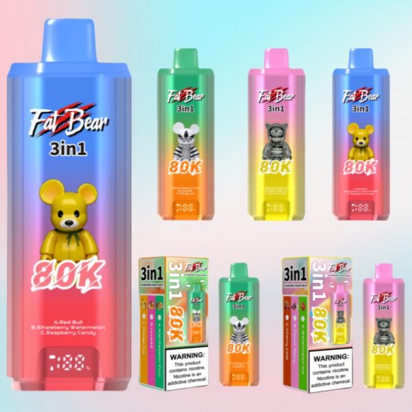 Aivono Aim Fatbear 80000 Puffs | E cigi bolt