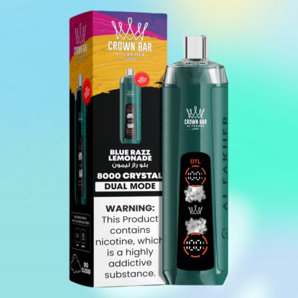Al Fakher Crystal 8000 Puffs | E cigi bolt Al Fakher Crystal 8000 Puffs | E cigi bolt