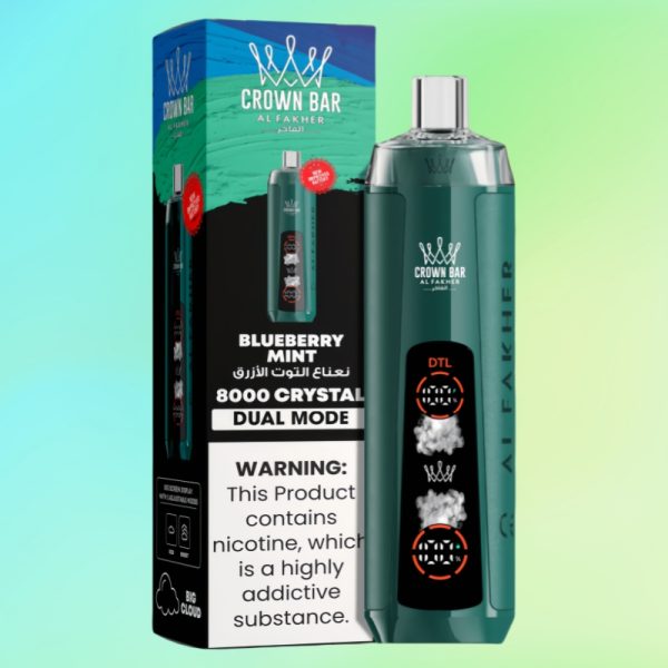 Al Fakher Crystal 8000 Puffs | E cigi bolt Al Fakher Crystal 8000 Puffs | E cigi bolt