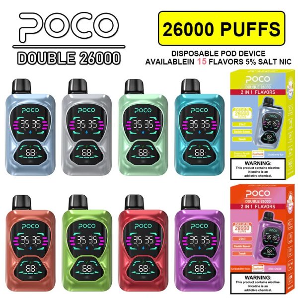 Poco Double 26000 Puffs | E cigi bolt Poco Double 26000 Puffs | E cigi bolt