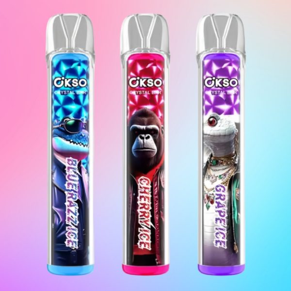 OKSO Crystal Bar 800 Puffs | E cigi bolt OKSO Crystal Bar 800 Puffs | E cigi bolt