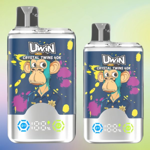 Uwin X RandM Twins Crystal 40000 Puffs | E cigi bolt Uwin X RandM Twins Crystal 40000 Puffs | E cigi bolt