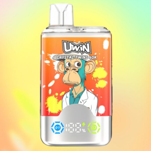 Uwin X RandM Twins Crystal 40000 Puffs | E cigi bolt Uwin X RandM Twins Crystal 40000 Puffs | E cigi bolt