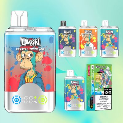 Uwin X RandM Twins Crystal 40000 Puffs | E cigi bolt Uwin X RandM Twins Crystal 40000 Puffs | E cigi bolt
