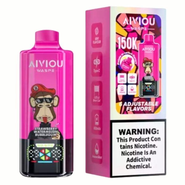 Waspe Aiviou 6 in 1 150k Puffs | E cigi bolt Waspe Aiviou 6 in 1 150k Puffs | E cigi bolt