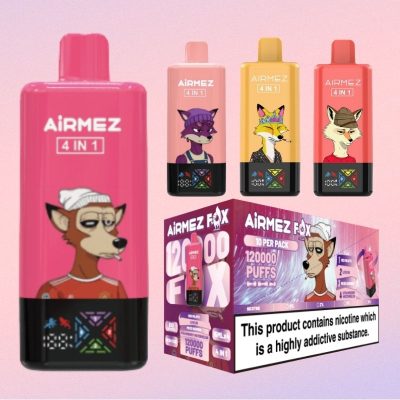 Airmez Fox 4 IN 1 120k Puffs | E cigi bolt Airmez Fox 4 IN 1 120k Puffs | E cigi bolt