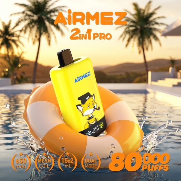 Airmez Fox 2 IN 1 80000 Puffs | E cigi bolt Airmez Fox 2 IN 1 80000 Puffs | E cigi bolt