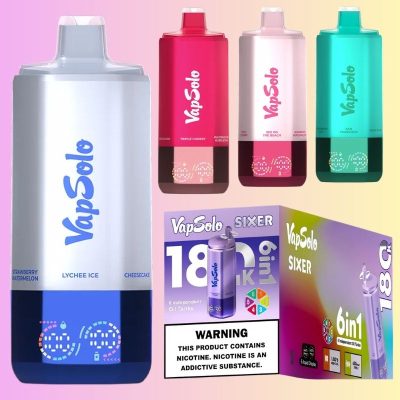 Vapsolo Sixer 6in1 180K Puffs | E cigi bolt Vapsolo Sixer 6in1 180K Puffs | E cigi bolt
