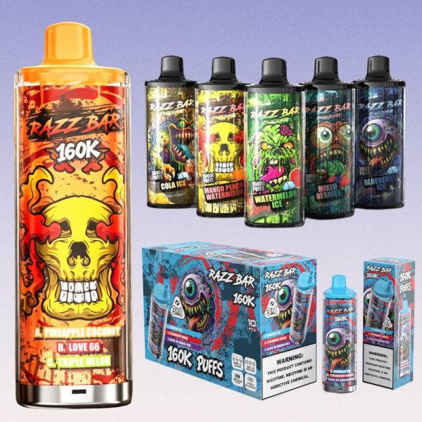 Razz Bar 3in1 160K | E cigi bolt