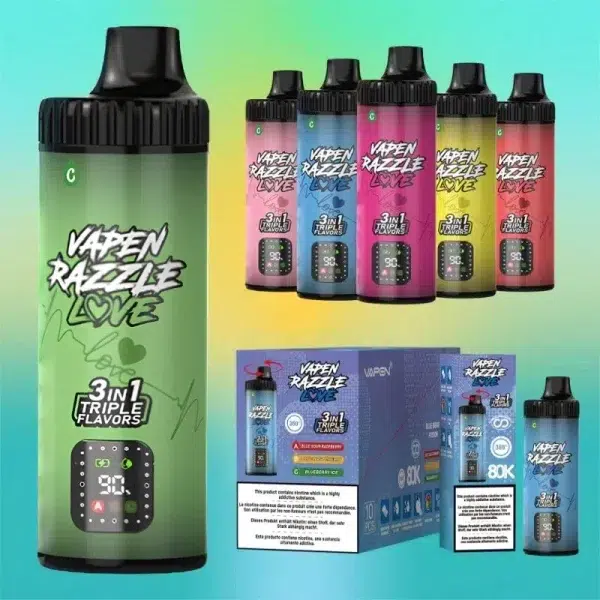 VAPEN RAZZLE 80000 3IN1 | E cigi bolt VAPEN RAZZLE 80000 3IN1 | E cigi bolt